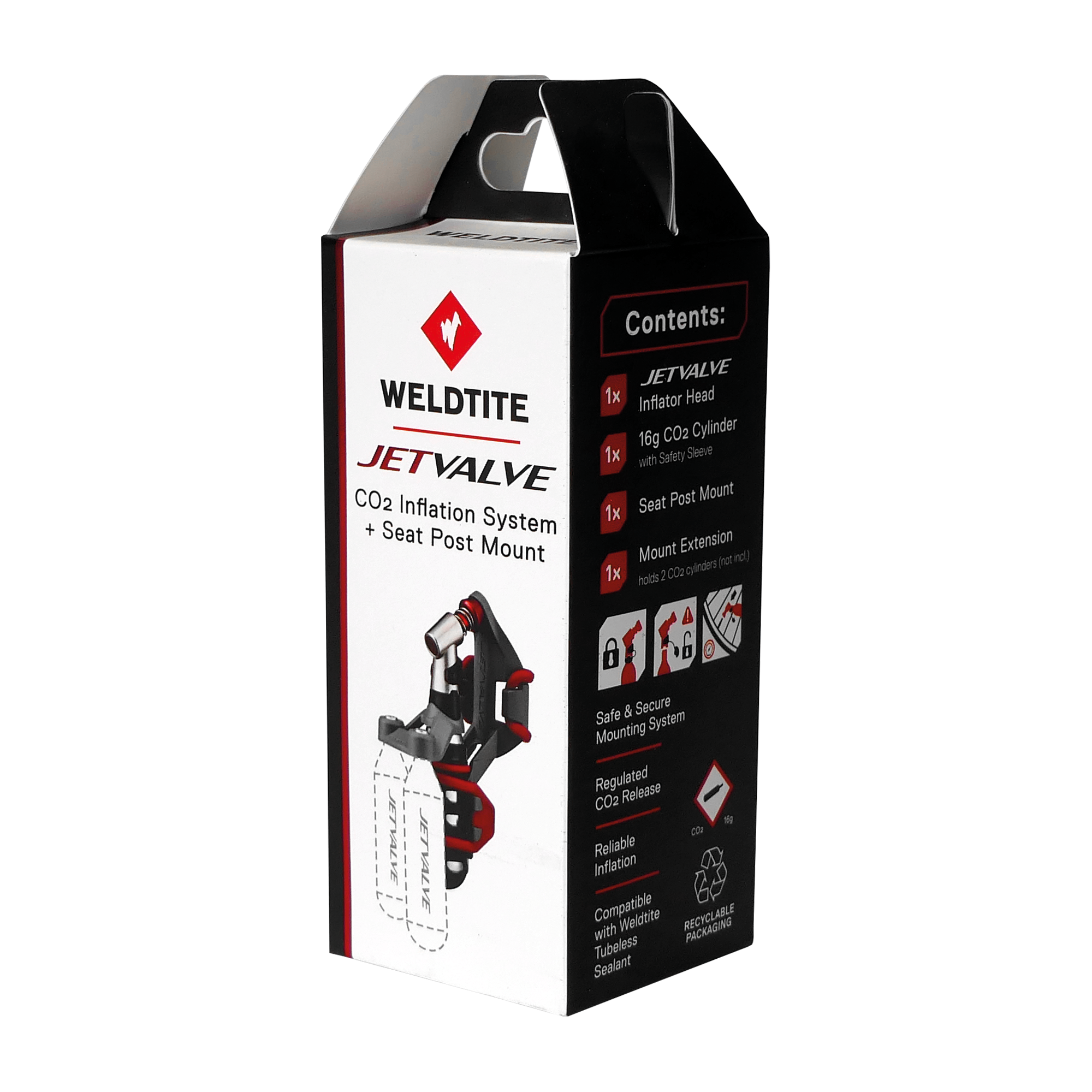 Jetvalve CO2 Inflator Seat Post Mount