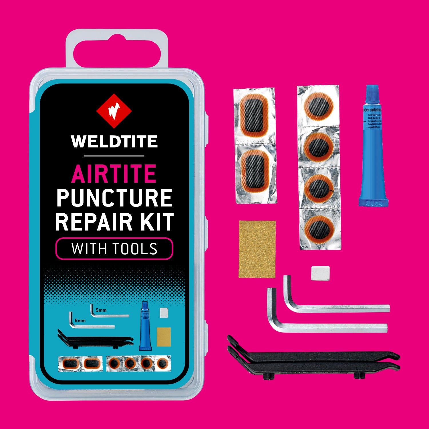 Airtite Puncture Repair Kit with Tools