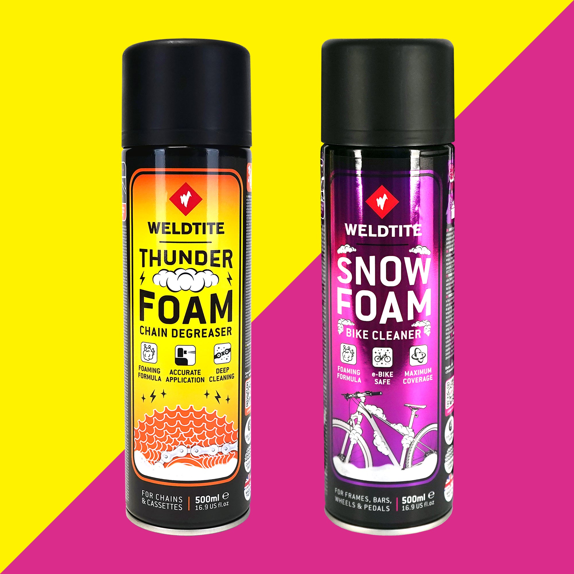 Foaming Favourites Bundle - Thunder Foam (500ml) + Snow Foam (500ml)