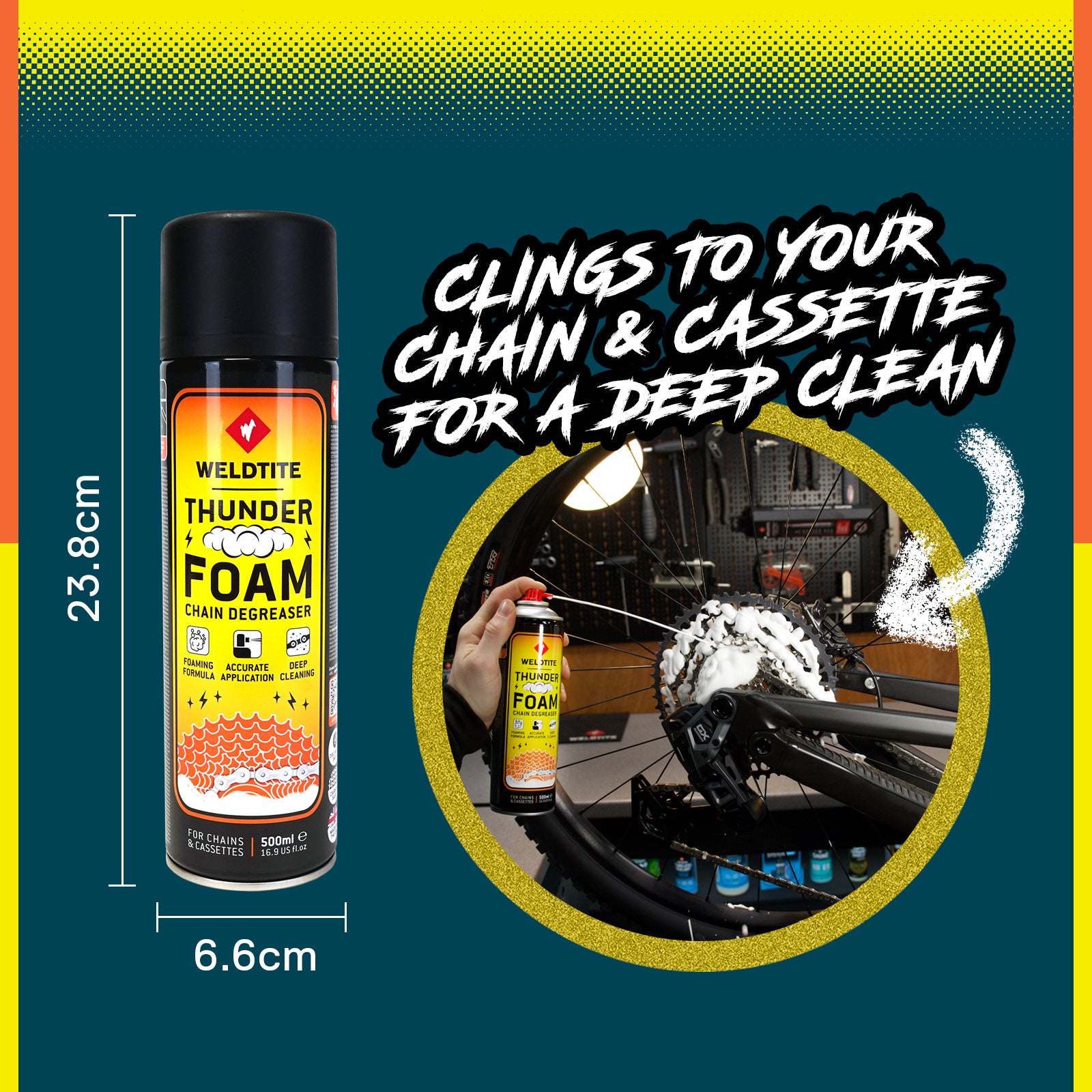 Thunder Foam Chain Degreaser (500ml)
