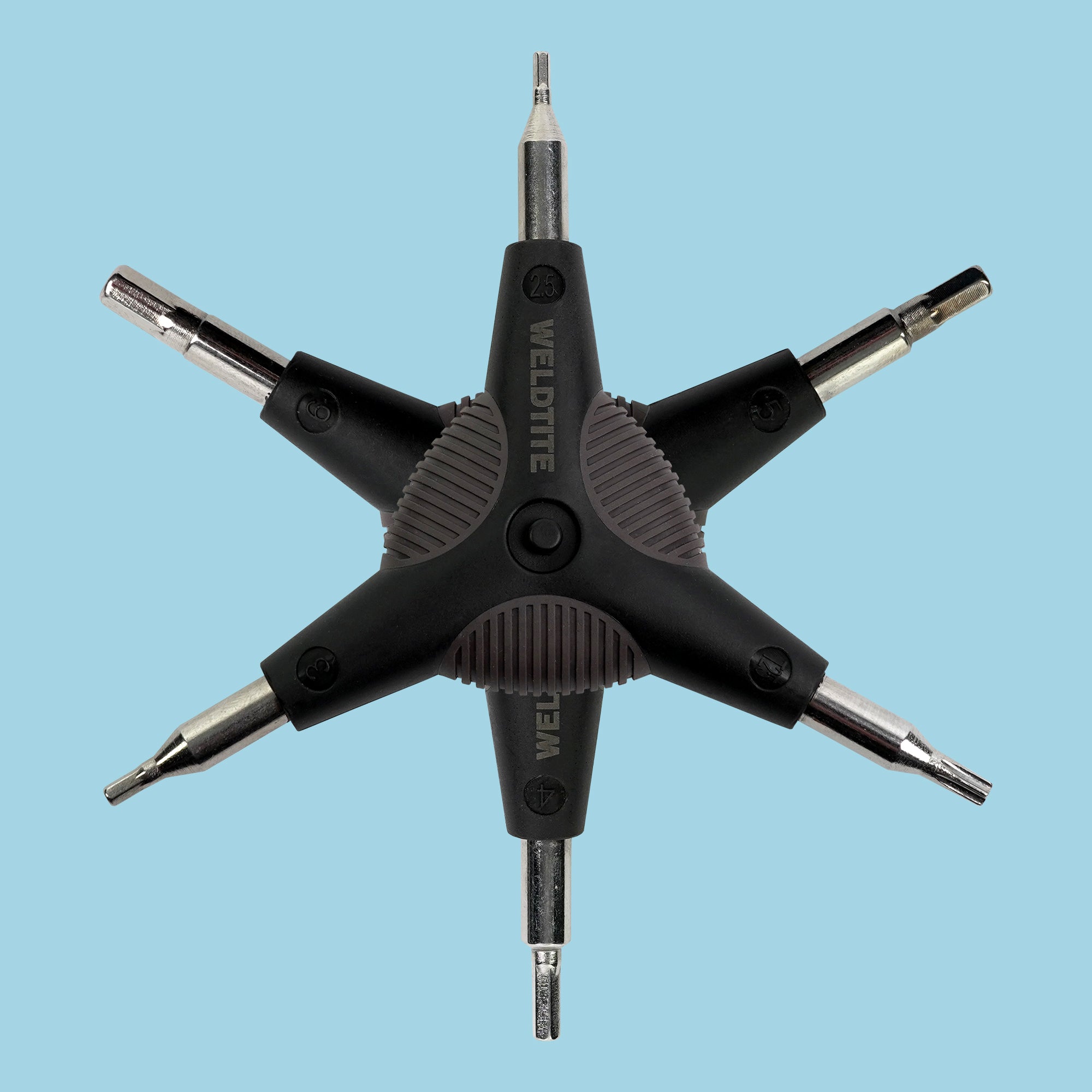3-Way Y-Wrench Hex Key Set (2 Tools / 6 Uses)