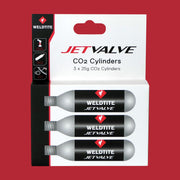 Jetvalve 3 x CO2 Cylinders (25g)