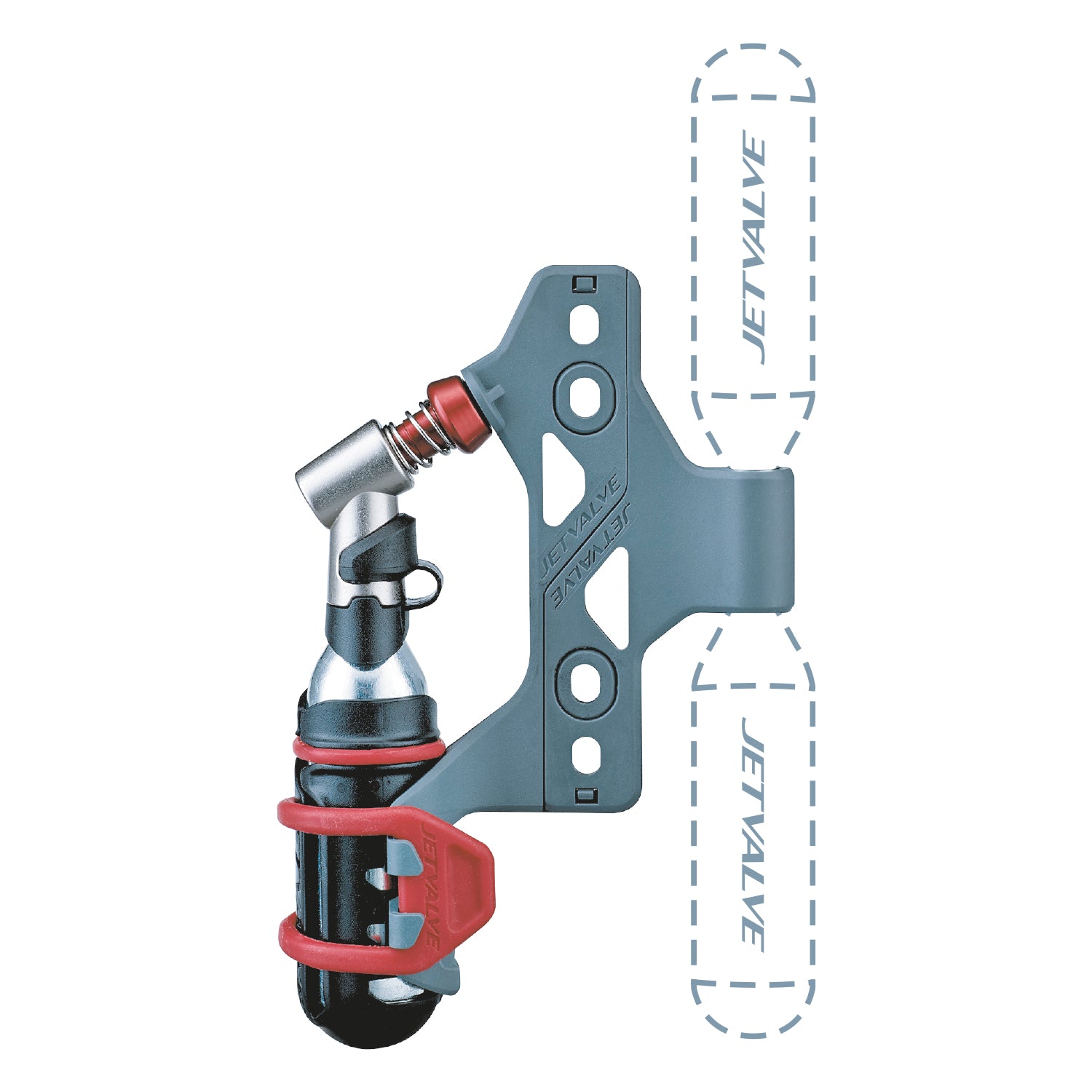 Jetvalve CO2 Inflator Bottle Cage Mount