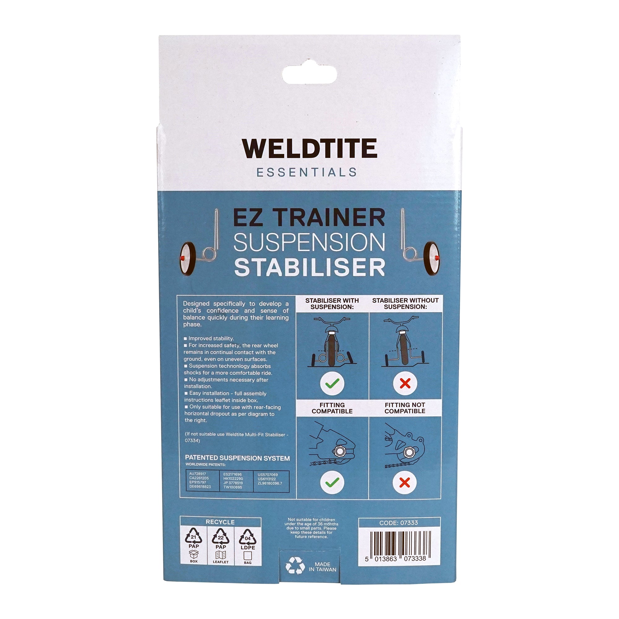 EZTrainer Suspension Stabilisers (CEN STD)