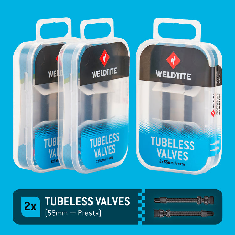 Tubeless Valve Kit (2 x 55mm Presta)