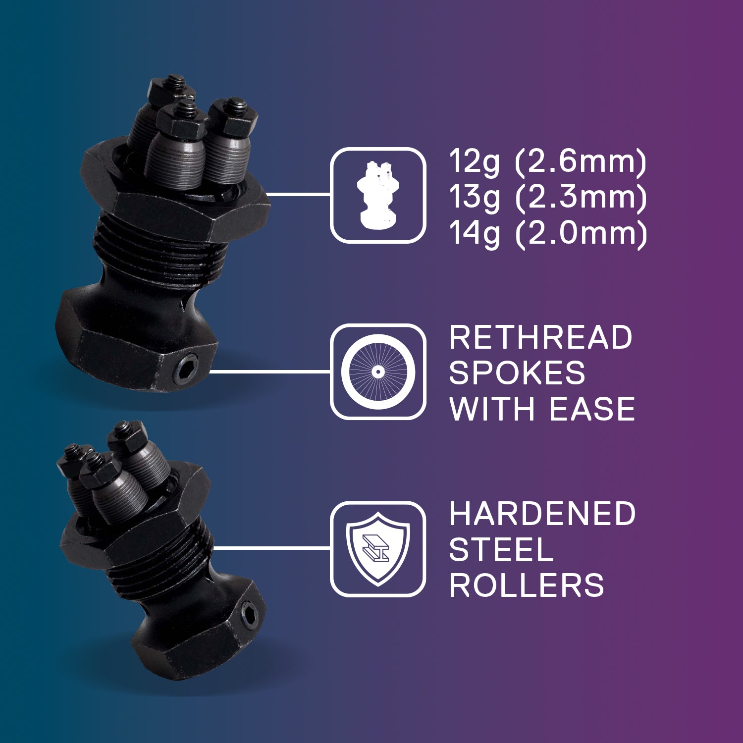 Spoke Thread Rolling Machine Head