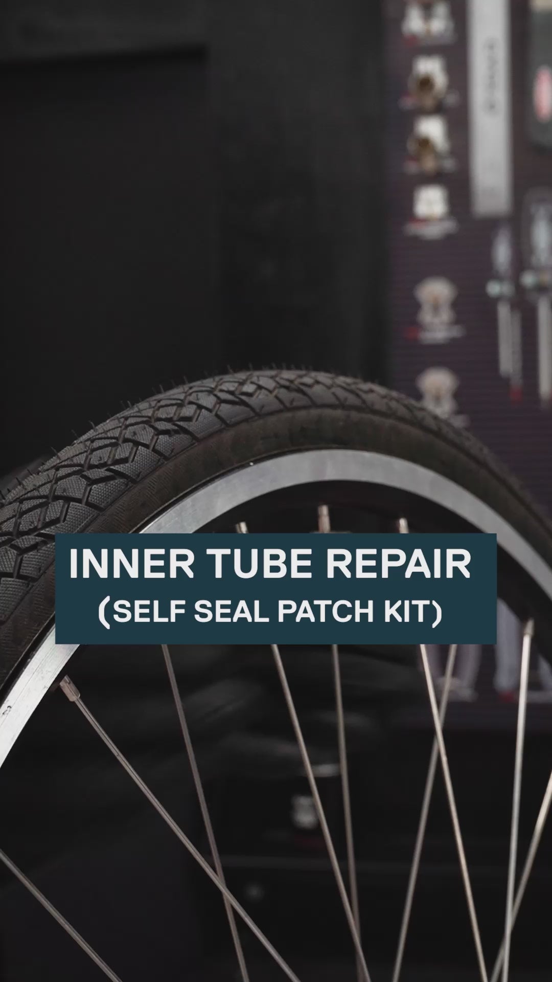 Load video: Self Seal Patch Kit - Compatible with TPU &amp; Latex Tubes