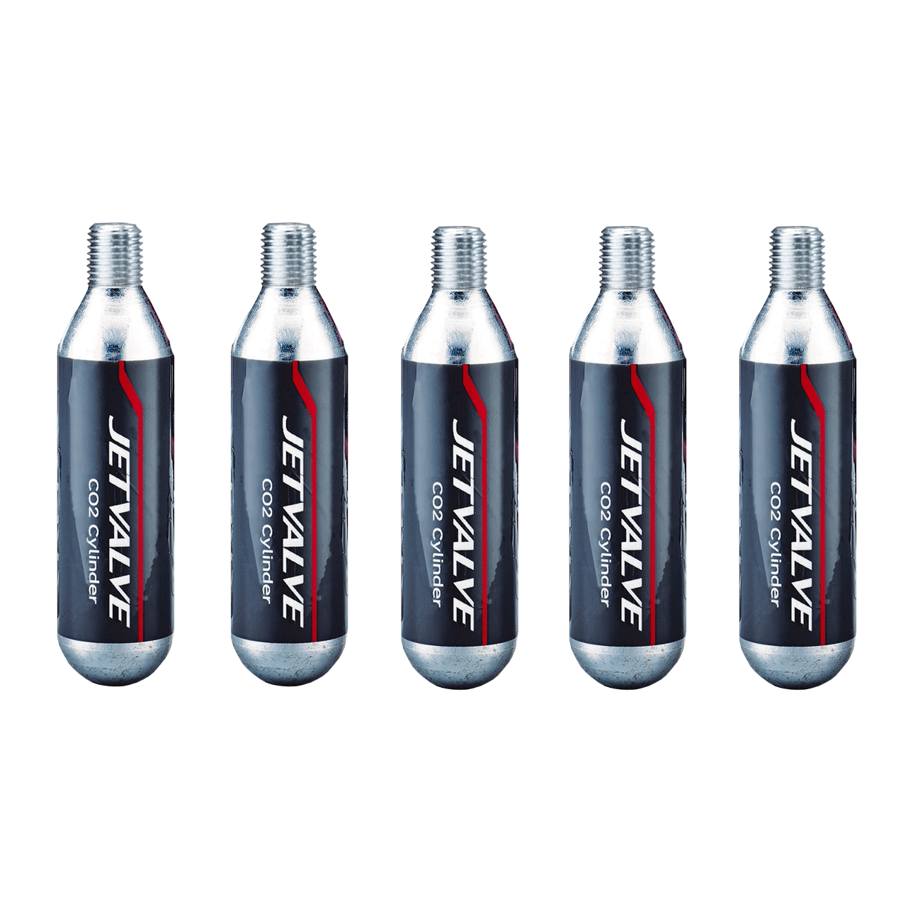 Jetvalve 5 x CO2 Cylinders (16g)
