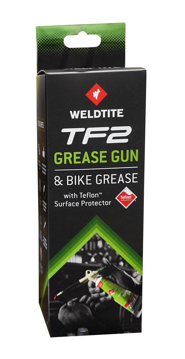 Graisse vélo au teflon avec pistolet en tube Weldtite TF2 Bike - Route